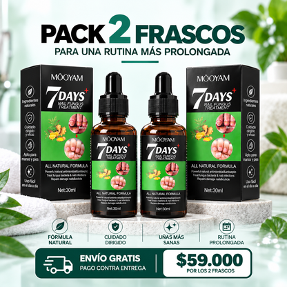 7 DAYS · Sérum reparador para uñas dañadas y amarillentas
