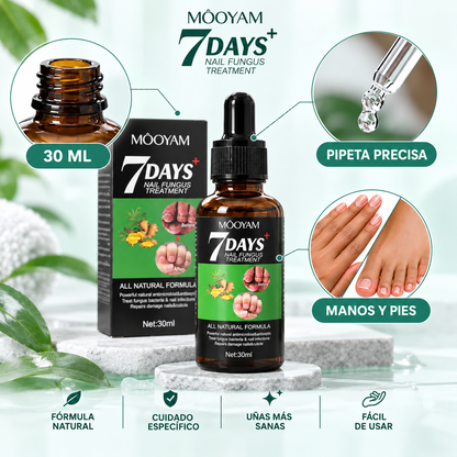 7 DAYS · Sérum reparador para uñas dañadas y amarillentas