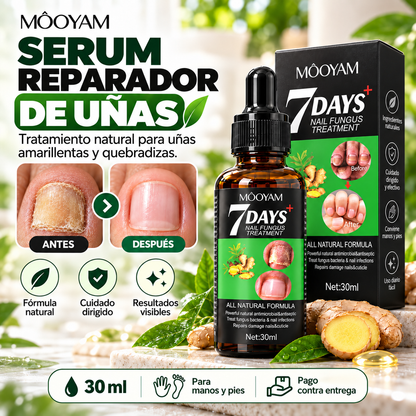 7 DAYS · Sérum reparador para uñas dañadas y amarillentas